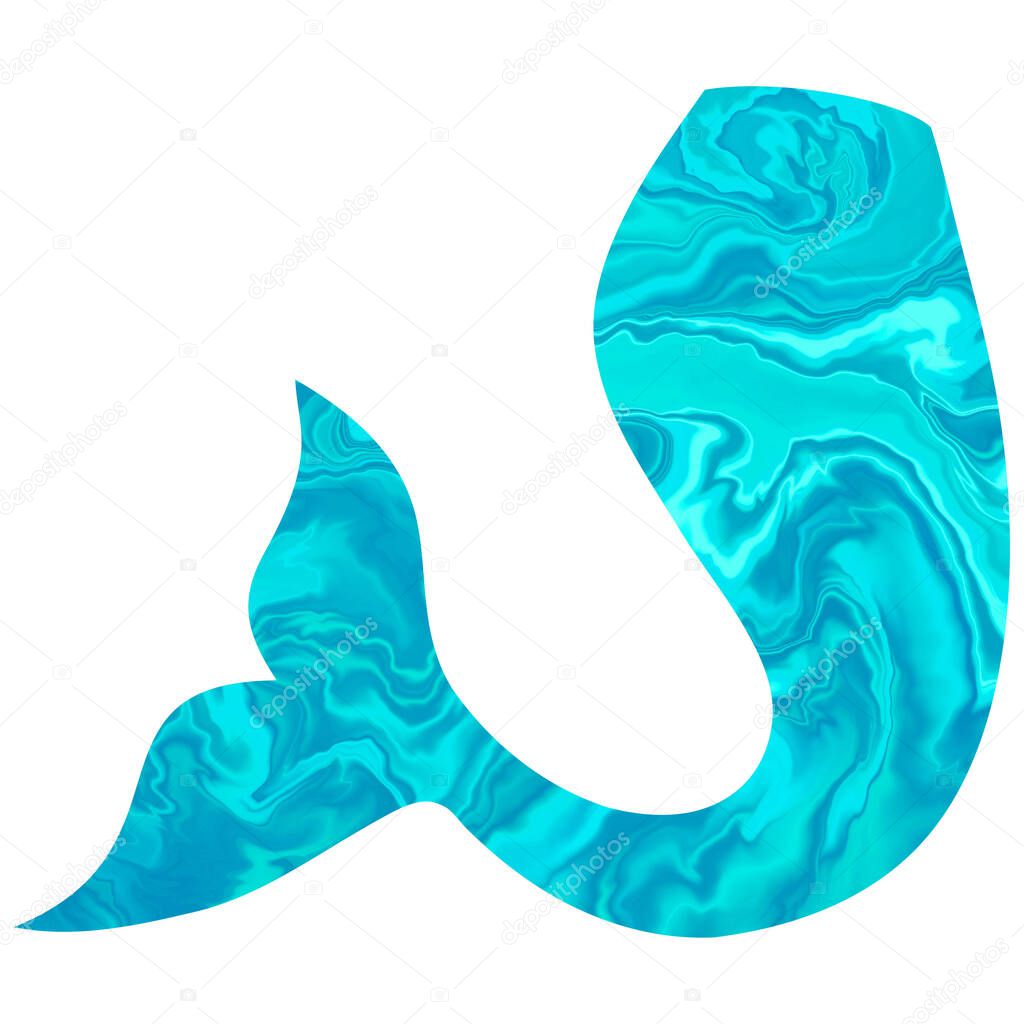 Blue mermaid Tail 