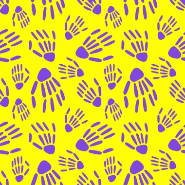  İskelet elin kusursuz deseni.