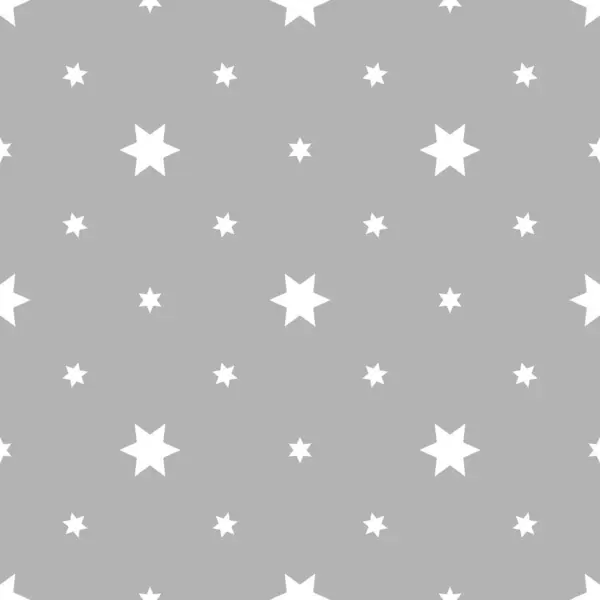 Бесшовный узор белых звёзд — стоковый вектор