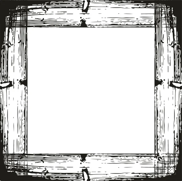 Square black frame — Stock Vector