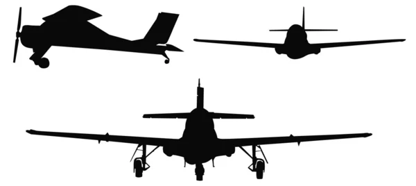 Flugzeuge — Stockvektor