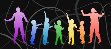 Yetişkin ve çocuk dans