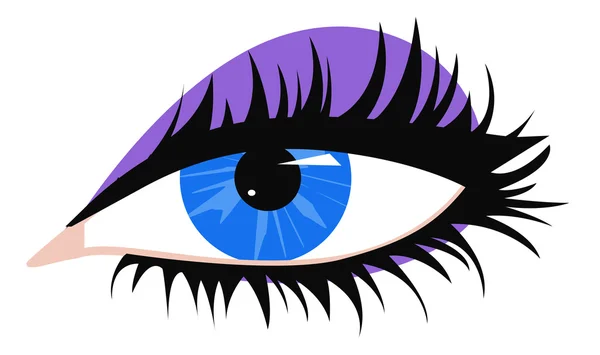 Blue eye — Stock Vector