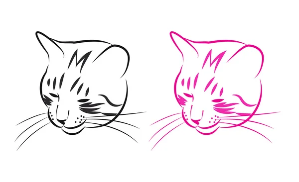 Gato astuto — Vector de stock