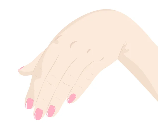 Woman's hand — Stock Vector