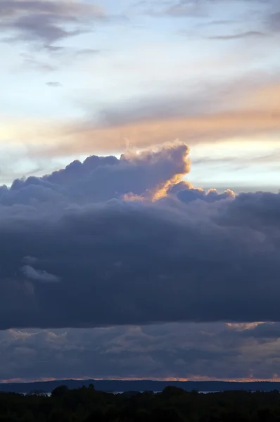 Cielo del atardecer —  Fotos de Stock