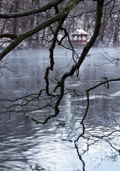 River in winter — Stock Photo, Image