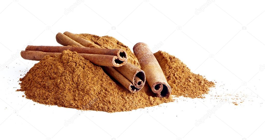 Cinnamon sticks, ground cinnamon