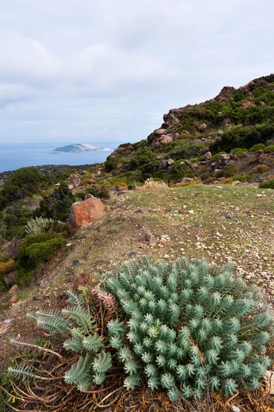 Paisagem de outono. Nisyros, ilha grega — Fotografia de Stock