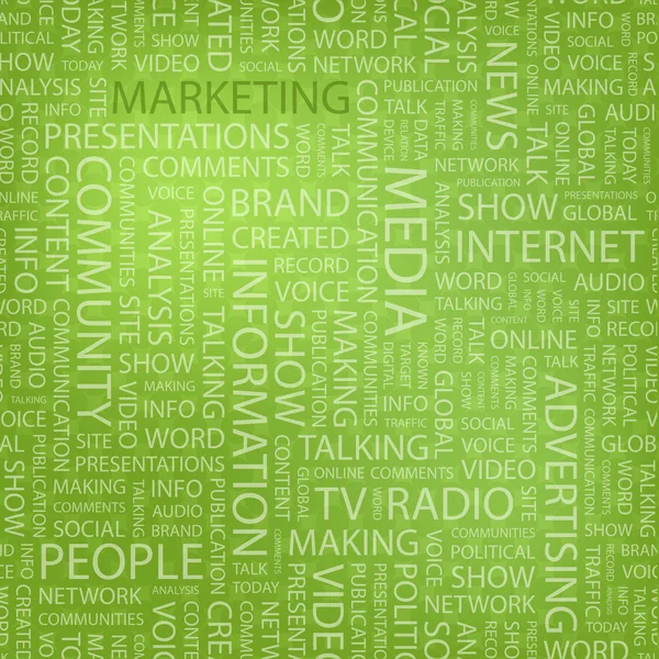Zöld marketing sajtóhiba-minta — Stock Vector