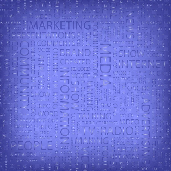 Purple marketing typo pattern — Stock Vector