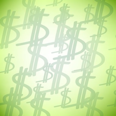 Yeşil para desen
