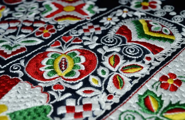 The folk Embroidery — Stock Photo, Image