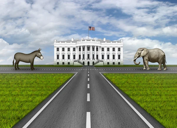 Roads to the White House — Stock Photo, Image