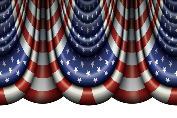Bandera de Estados Unidos Bunting —  Fotos de Stock