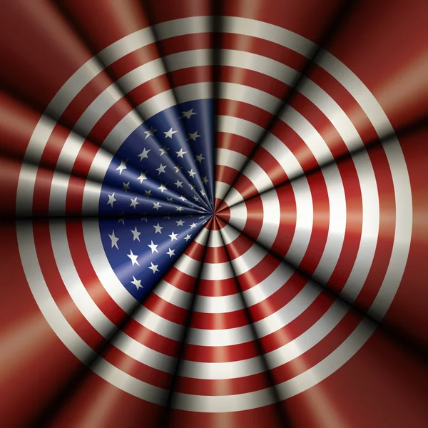 USA flagga mål Design — Stockfoto