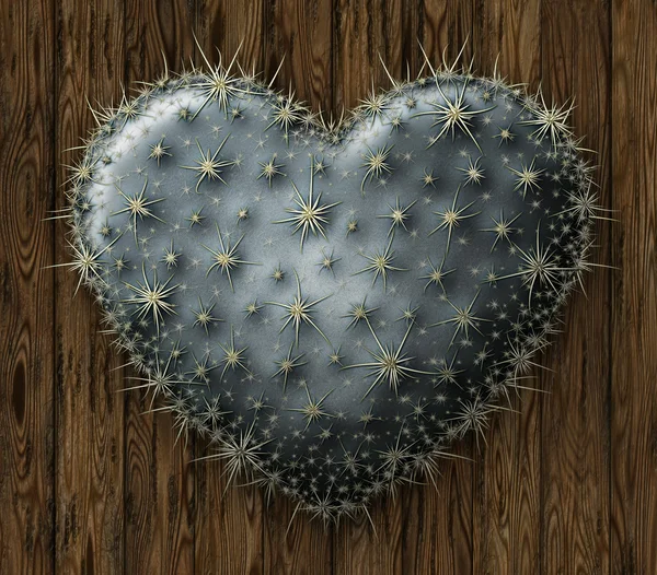 Cactus Heart — Stock Photo, Image