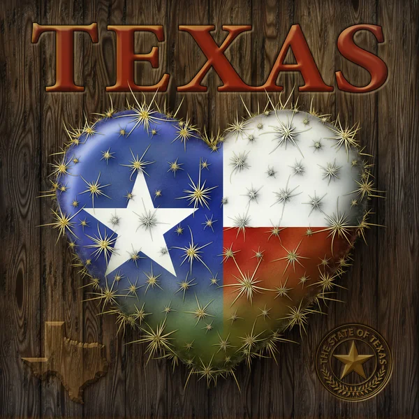 Én szerelem-Texas Jogdíjmentes Stock Fotók