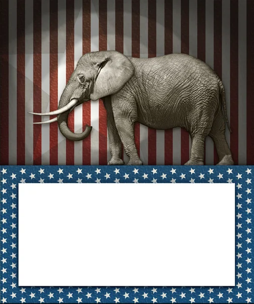 Republican Elephant — Stock Photo, Image