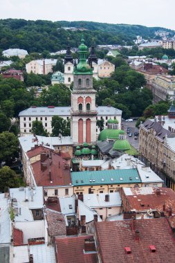 eski şehir lvov yükseklikten