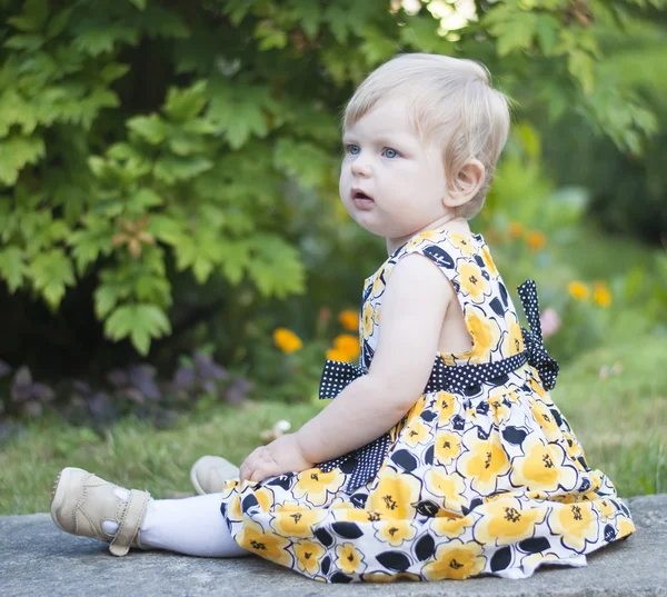 Pretty little baby portrait — Stock Photo, Image