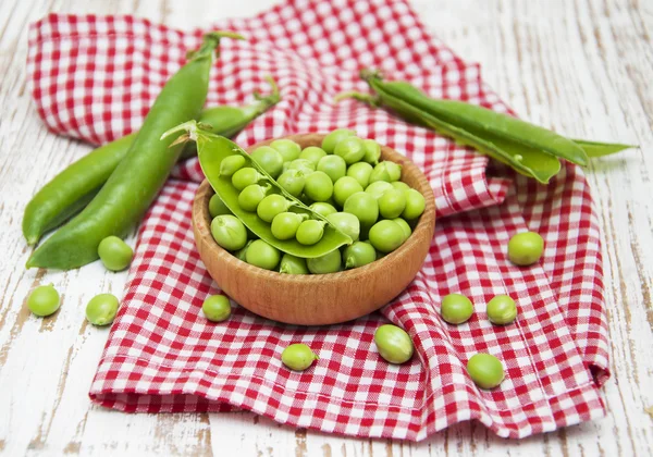 Fresh Garden Peas — Stock Photo, Image