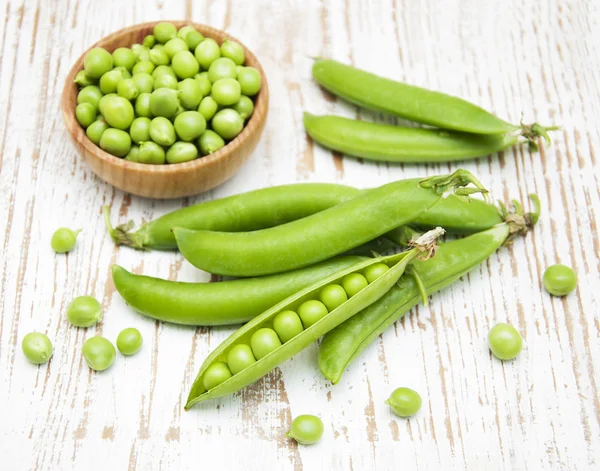 Fresh Garden Peas — Stock Photo, Image