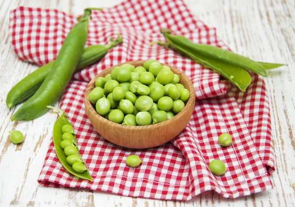 Fresh Garden Peas — Stock Photo, Image