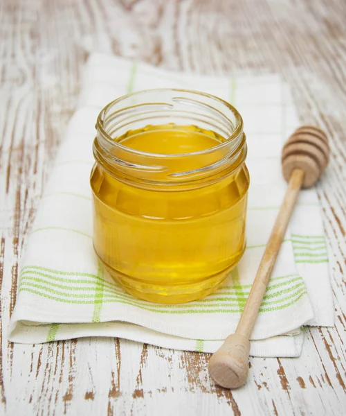 Honey jar — Stock Photo, Image