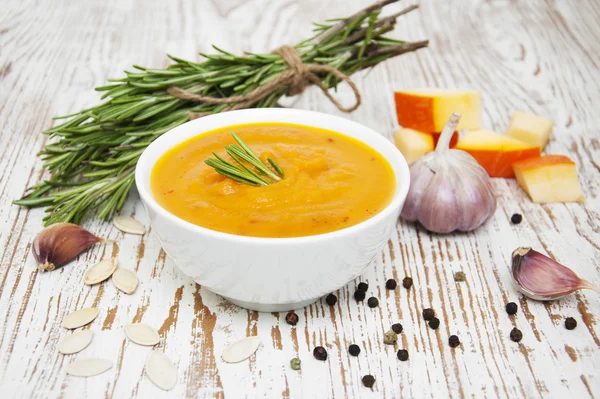 Sopa de calabaza — Foto de Stock