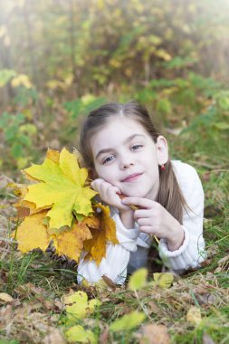 Portre sonbahar Park