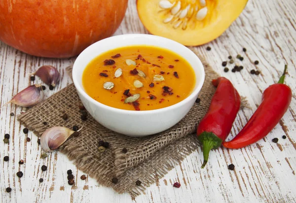 Zuppa di zucca — Foto Stock