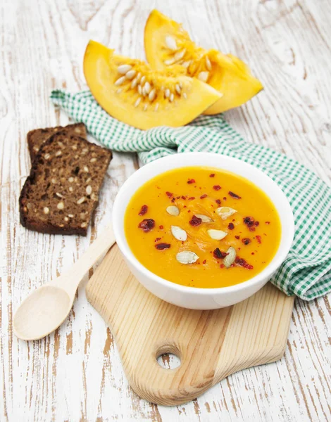 Sopa de calabaza — Foto de Stock