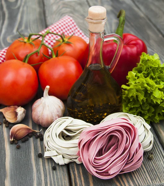 Zutaten für italienische Pasta — Stockfoto