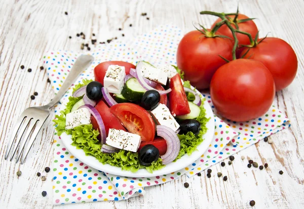 Taze Yunan salatası — Stok fotoğraf