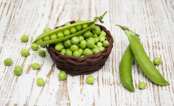 Fresh Garden Peas — Stock Photo, Image