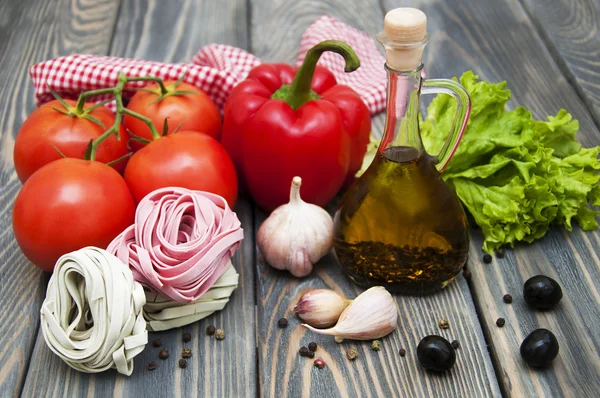 Ingredients for Italian pasta — Stock Photo, Image