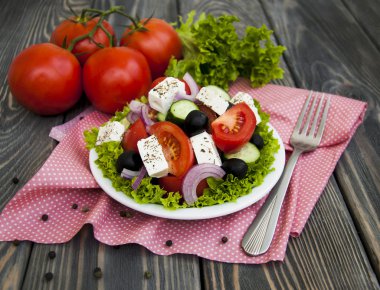 Taze Yunan salatası