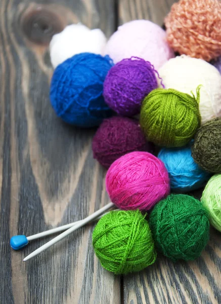 Colore lana clews — Foto Stock