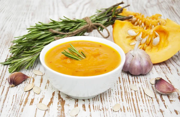 Sopa de calabaza — Foto de Stock