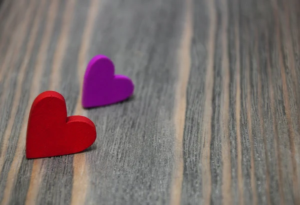 Wooden  hearts — Stock Photo, Image