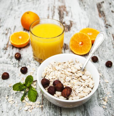 Sağlıklı kahvaltı.