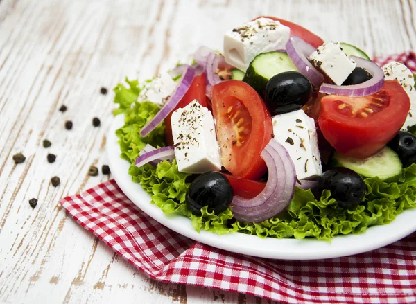 Fresh Greek salad — Stock Photo, Image