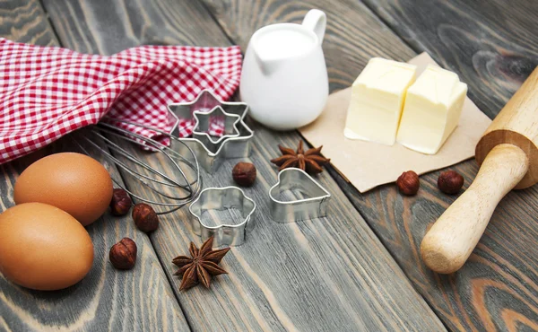 Baking ingredients — Stock Photo, Image