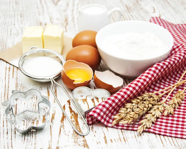 Baking ingredients — Stock Photo, Image