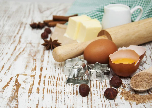 Baking ingredients — Stock Photo, Image