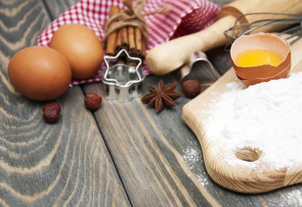 Baking ingredients — Stock Photo, Image