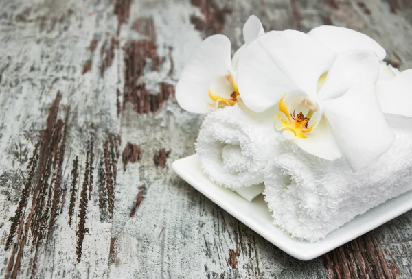 Spa de orquídeas — Fotografia de Stock