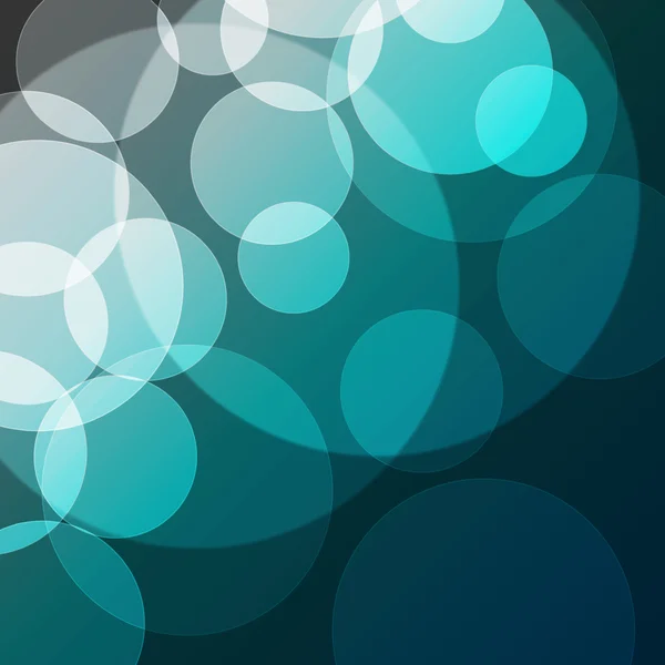 Fondo bokeh azul — Vector de stock