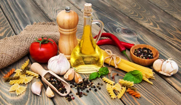 Ingredienti della pasta — Foto Stock